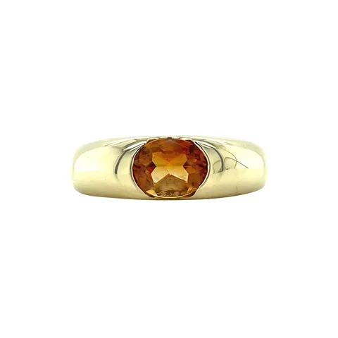 Vintage 14K Gold Ring with Citrine