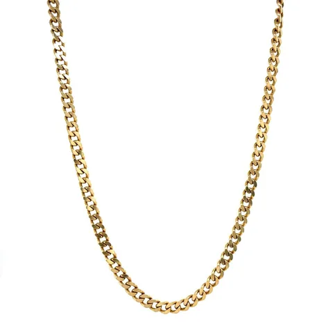 Vintage 14K Gold Curb Necklace
