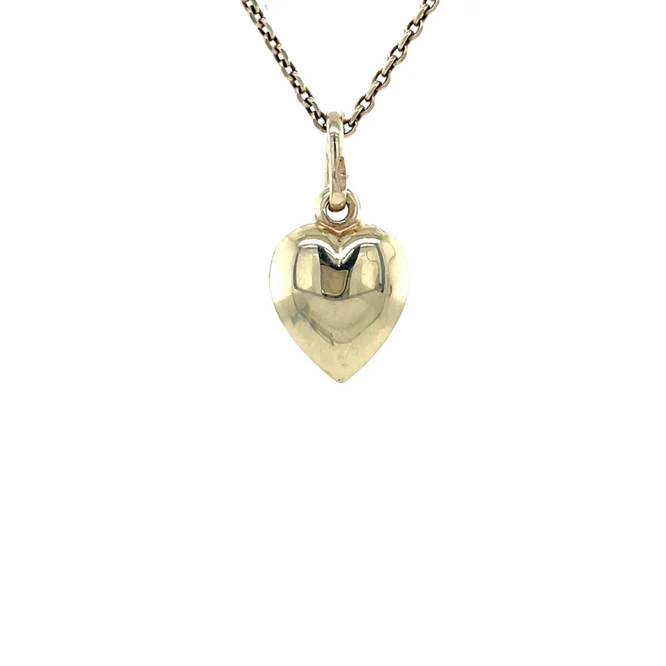 Vintage 14K Gold Heart Pendant