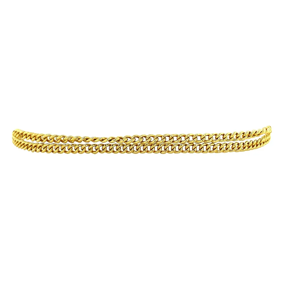 Vintage 14K Gold Curb Bracelet