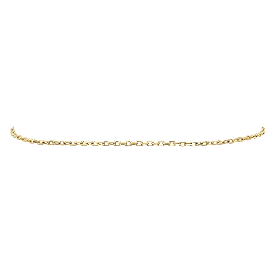 Vintage 14K Gold Anchor Enkelbandje Bracelet