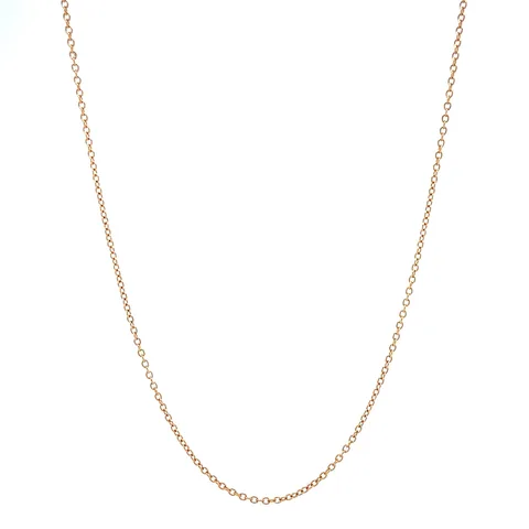 Vintage 18K Gold Anchor Necklace