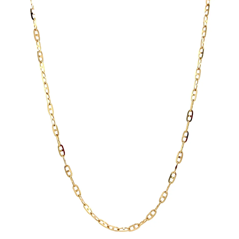Vintage 14K Gold Fancy Long Necklace