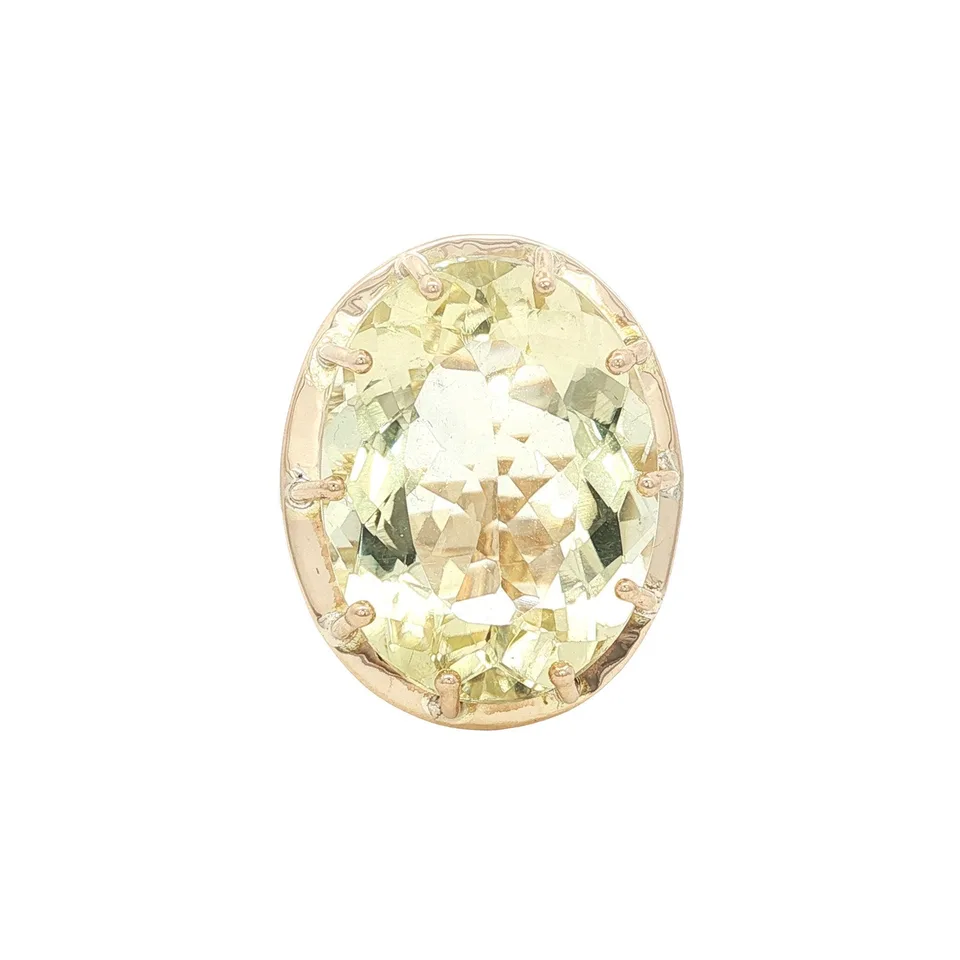 Vintage 14K Gold Ring with Citrine