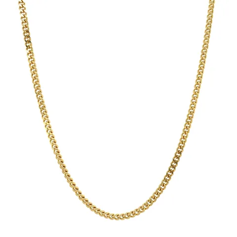 Vintage 14K Gold Long Necklace Curb 61.5 cm