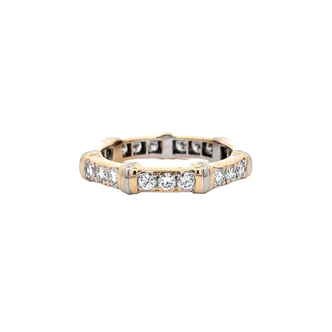 Vintage Cartier 18K Gold Ring with Diamond