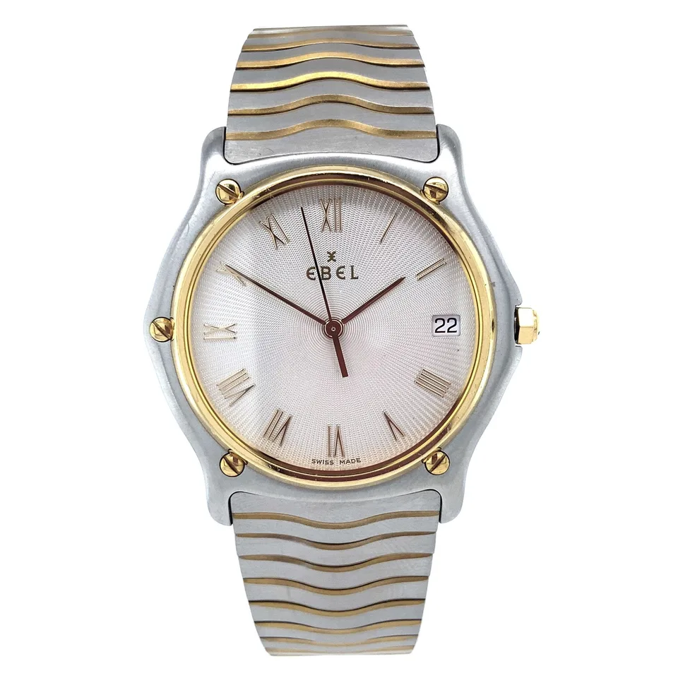 Vintage Ebel Sportwave 18K Gold Watch and Steel