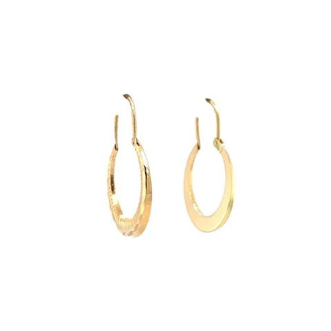 Vintage 14K Gold Hoop Earrings