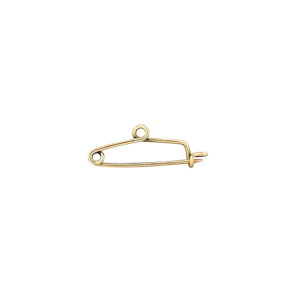 Vintage 14K Gold Veiligheidsspeld Brooch