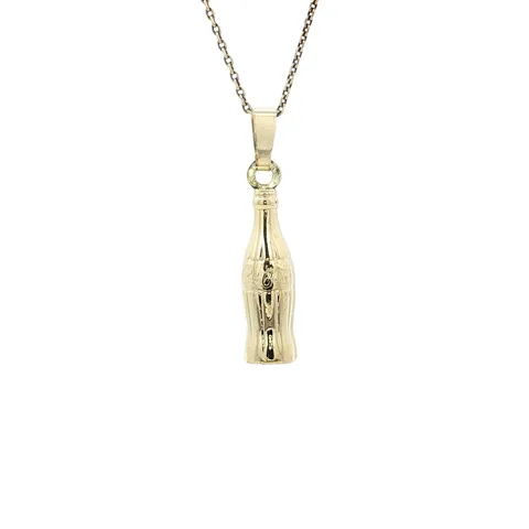 Vintage 14K Gold Coca Cola Bottle Pendant