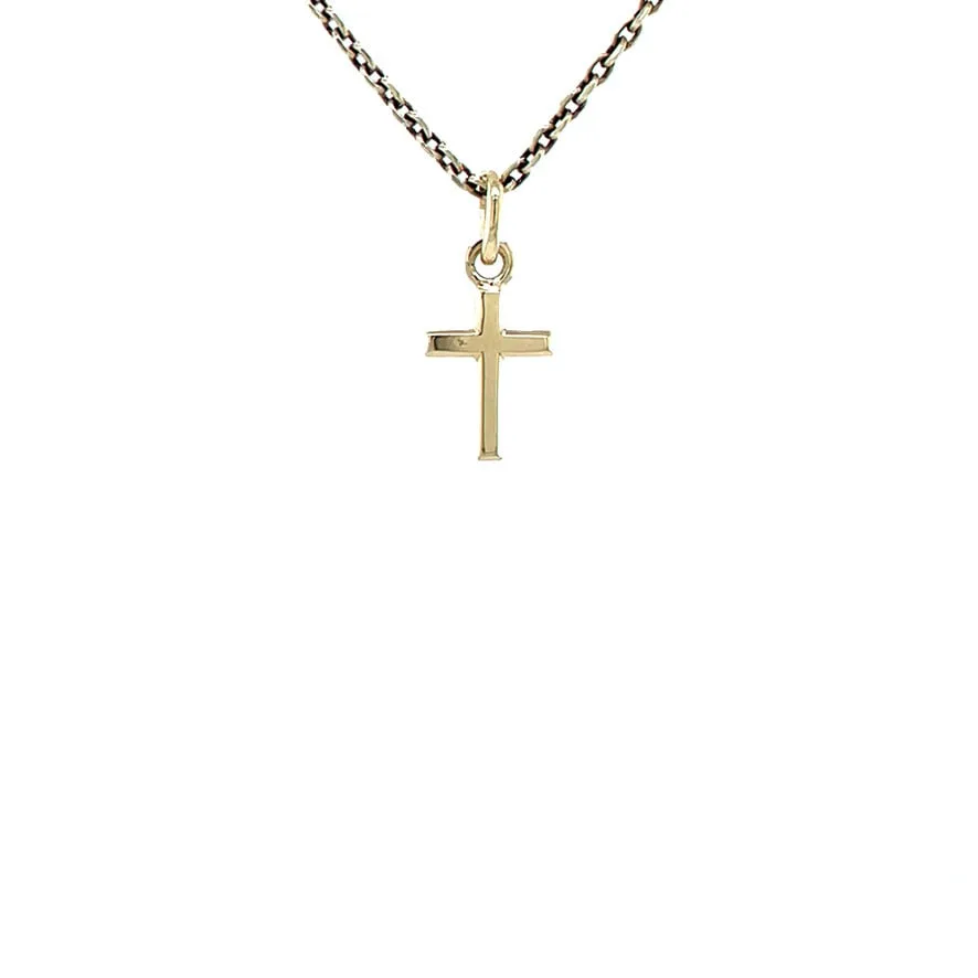 Vintage 14K Gold Cross Pendant
