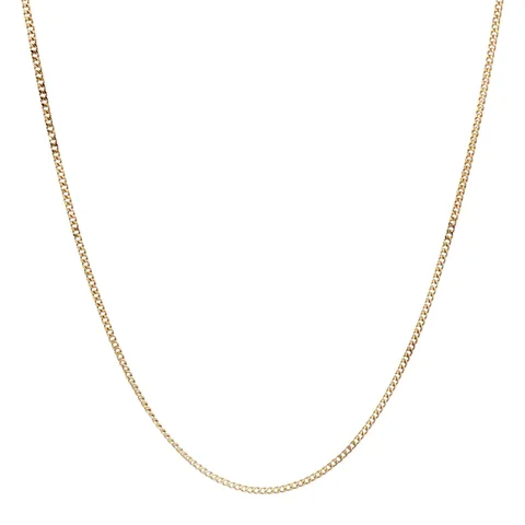 Vintage 14K Gold Curb Necklace
