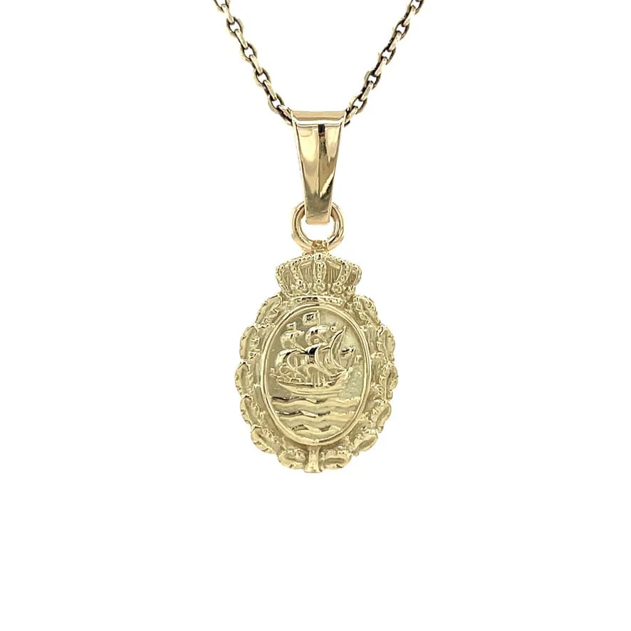 Vintage 14K Gold Maritiem Pendant