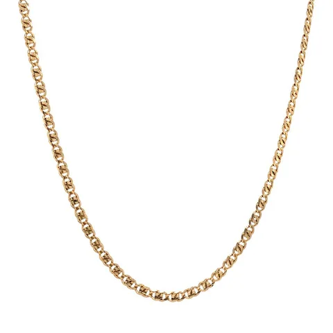 Vintage 14K Gold Necklace Fancy 47 cm