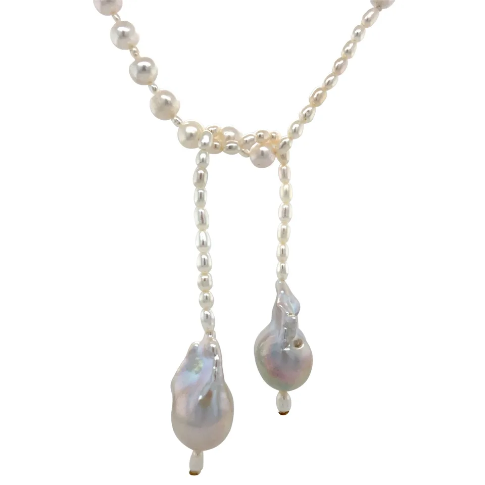 Vintage Pearl Snoer with Barok Pearl Necklace