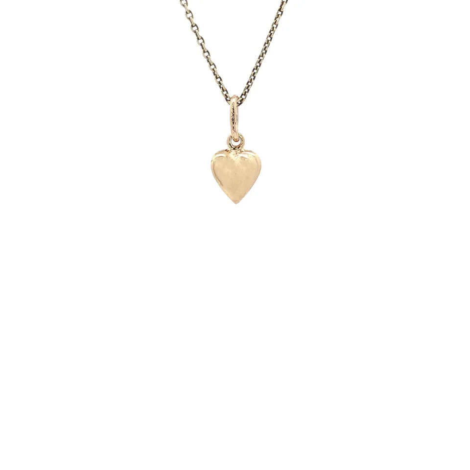 Vintage 14K Gold Heart Pendant