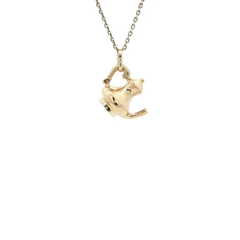 Vintage 14K Gold Teapot Pendant