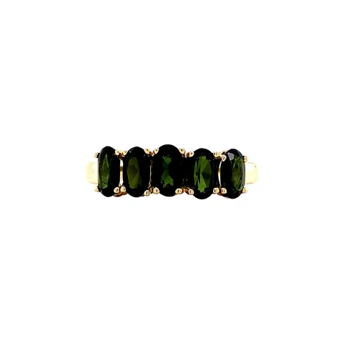 Vintage Josephine 14K Gold Ring, Forest
