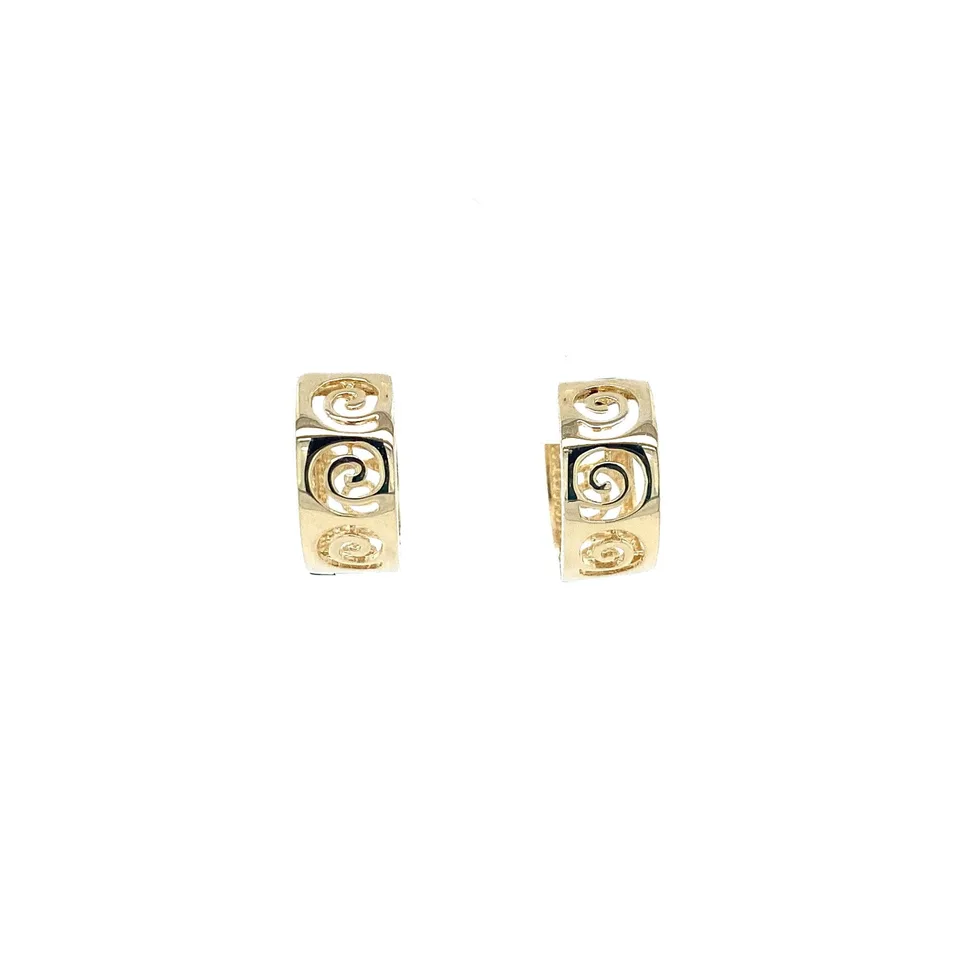 Vintage 14K Gold Hoop Earrings