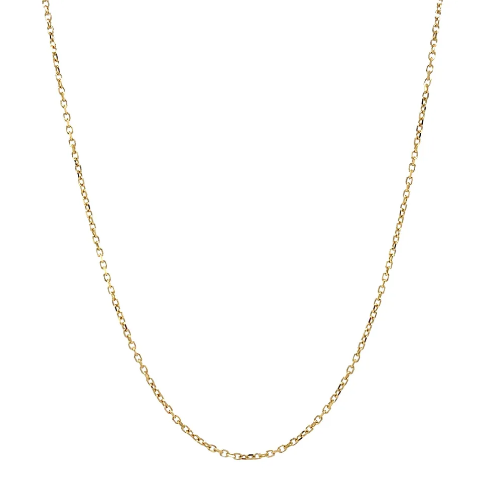 Vintage 18K Gold Anchor Necklace