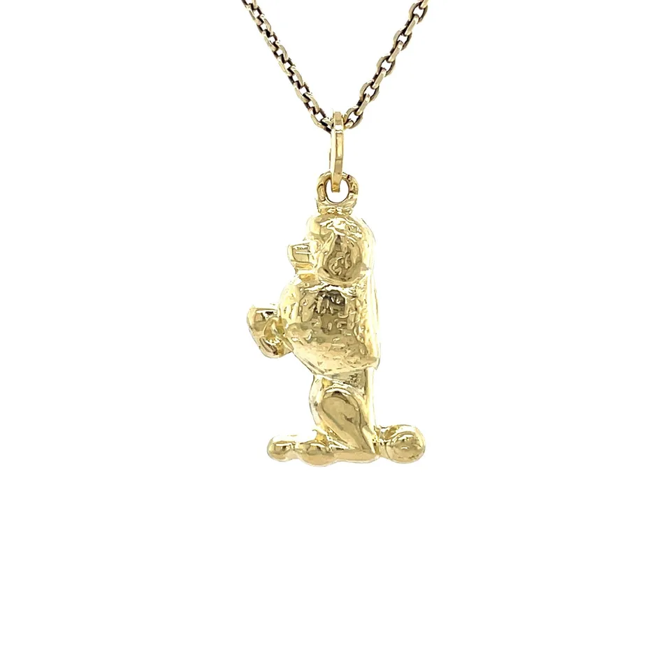 Vintage 14K Gold Poodle Pendant