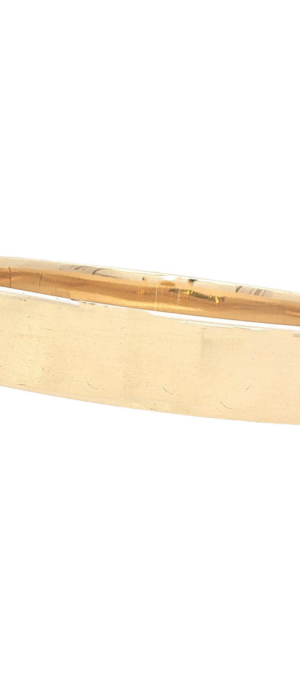 Vintage 14K Gold Smooth Bangle