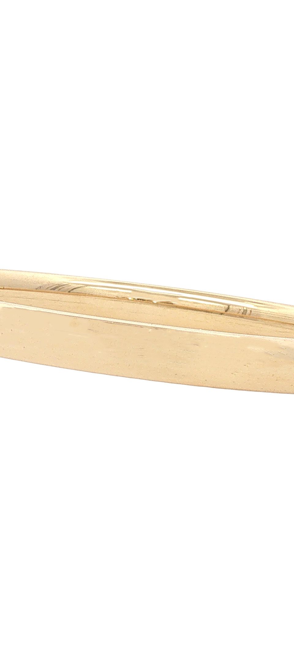 Vintage 14K Gold Smooth Bangle