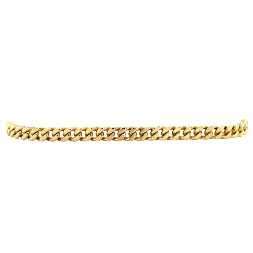 Vintage 14K Gold Curb Bracelet
