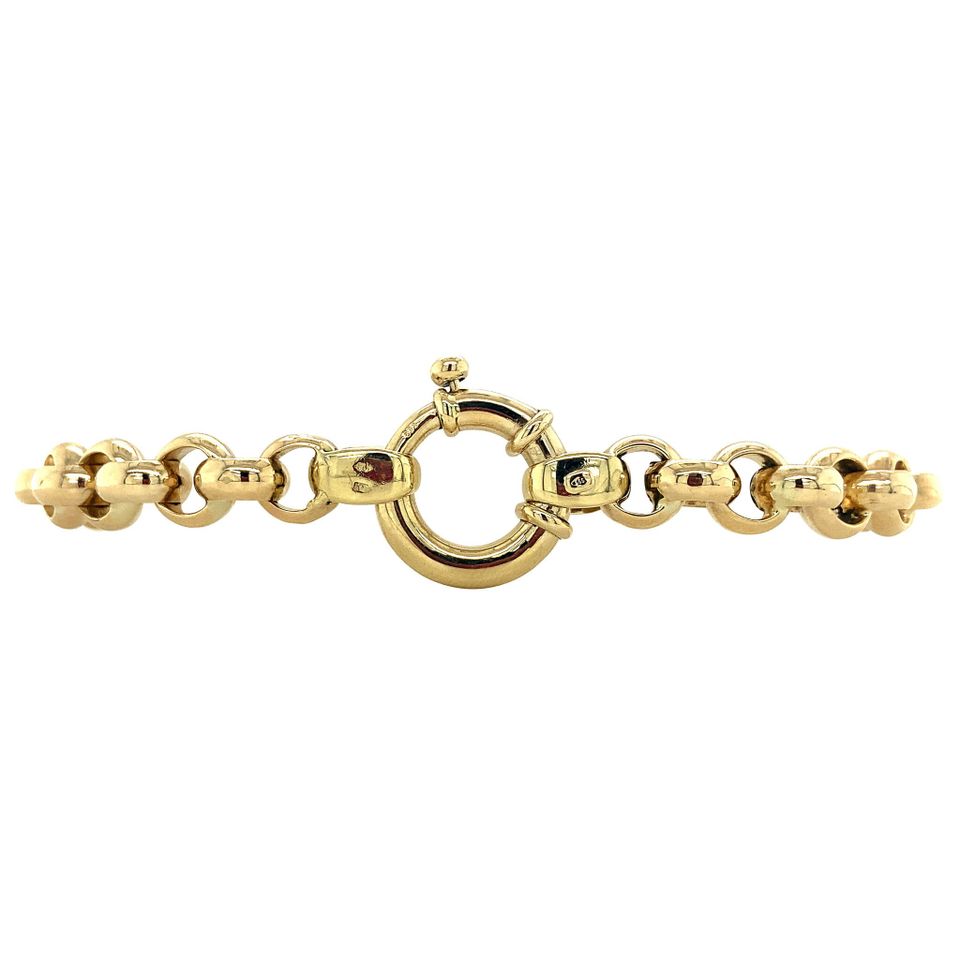 Vintage Vintag 14K Gold Bracelet Jaseron 21.5 cm