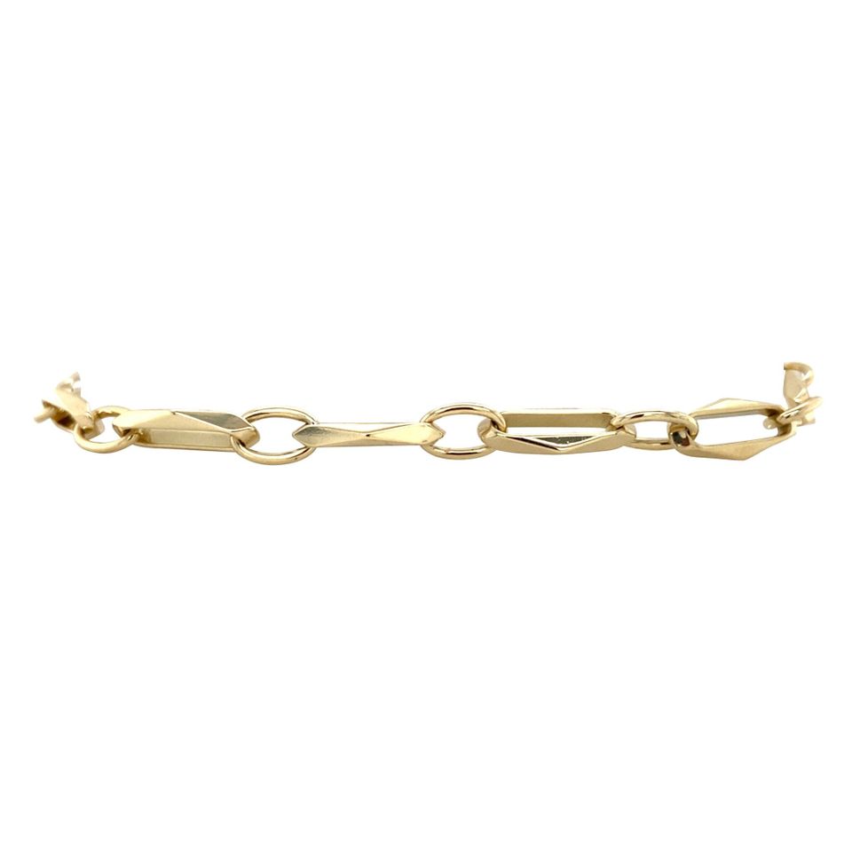 Vintage 14K Gold Closed Forever Bracelet