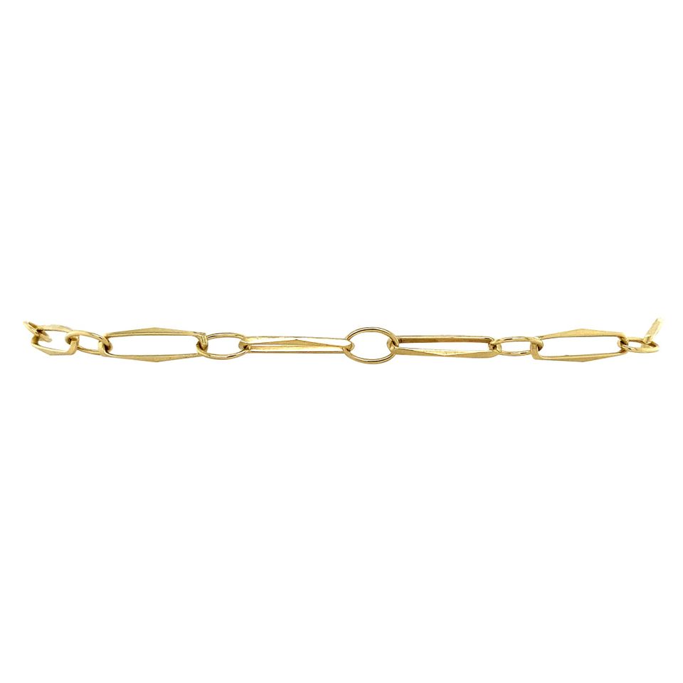 Vintage 9K Gold Bracelet Fancy 19 cm