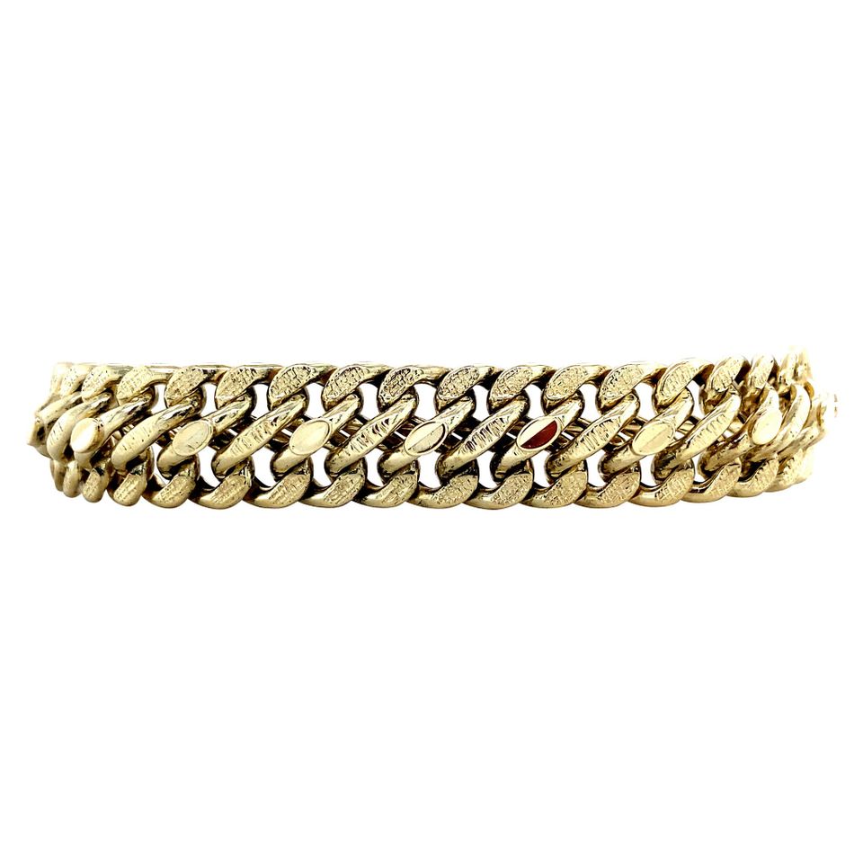 Vintage 14K Gold Curb Bracelet