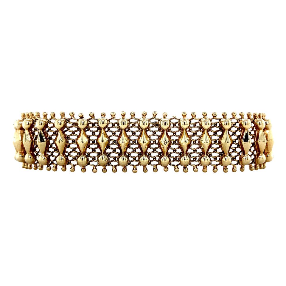 Vintage 14K Gold Fancy Bracelet