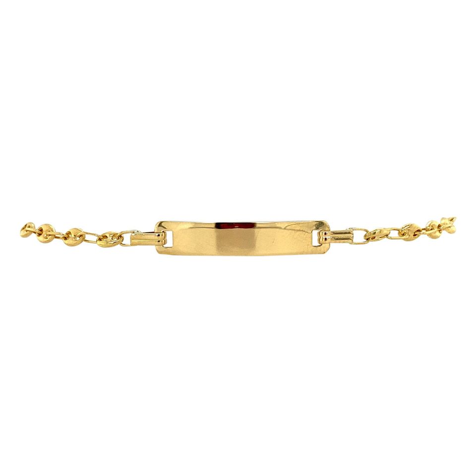 Vintage 18K Gold Bracelet Fancy 18 cm
