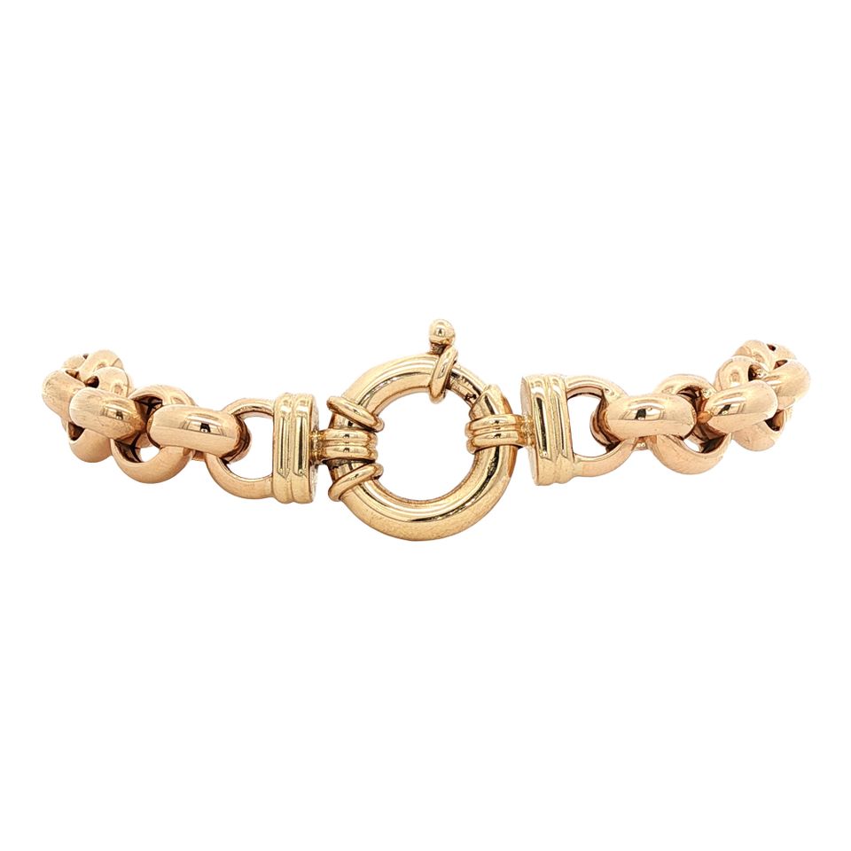 Vintage 14K Gold Jaseron Bracelet