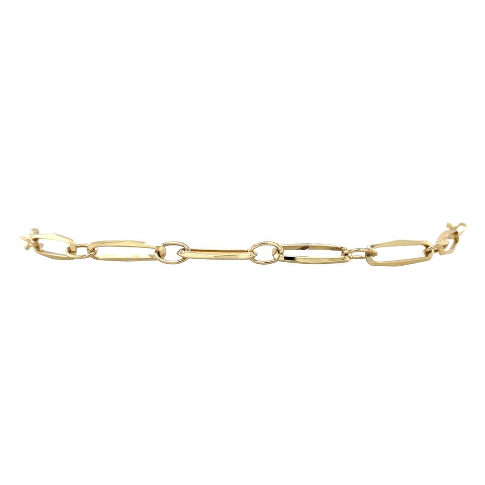 Vintage 14K Gold Closed Forever Bracelet
