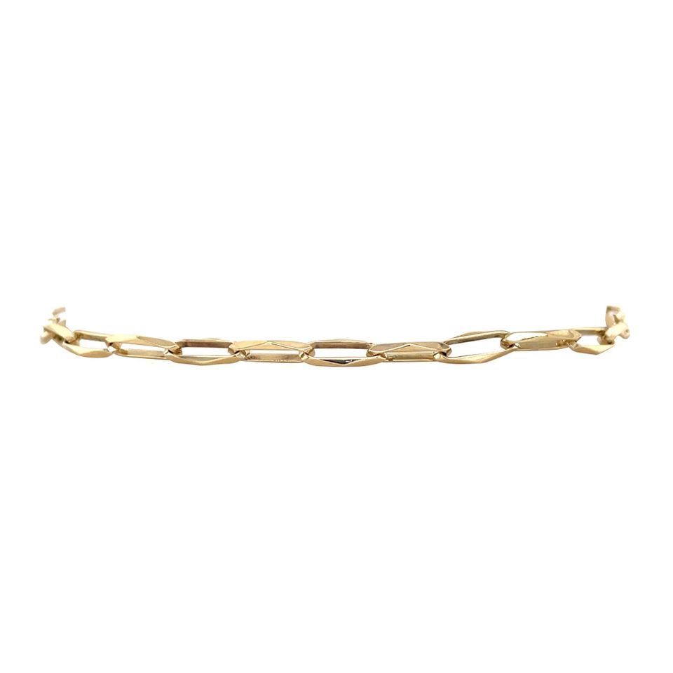 Vintage 14K Gold Closed Forever Bracelet