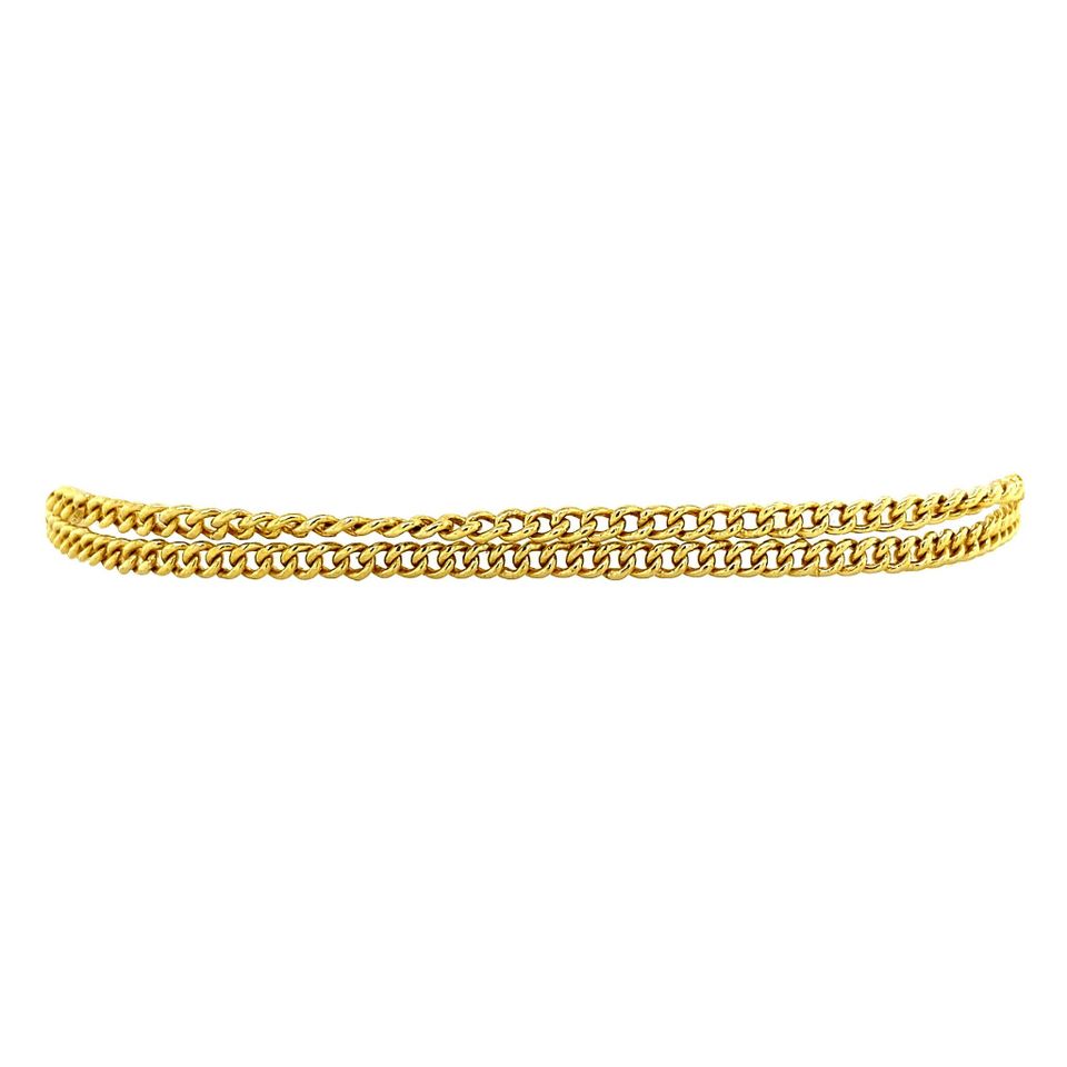 Vintage 14K Gold Curb Bracelet
