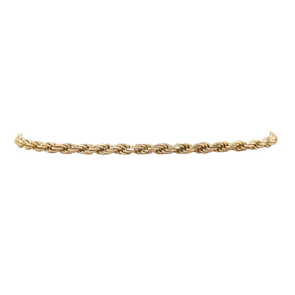 Vintage 14K Gold Rope Bracelet