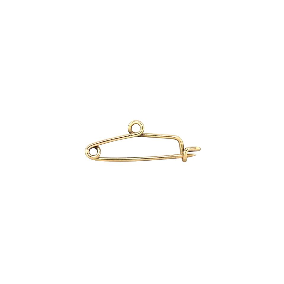 Vintage 14K Gold Veiligheidsspeld Brooch
