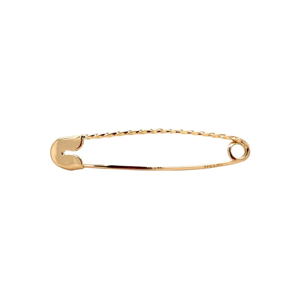 Vintage 14K Gold Veiligheidsspeld Brooch
