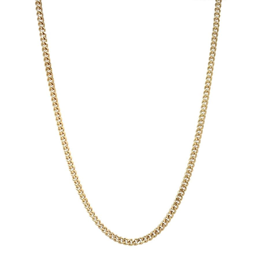 Vintage 14K Gold Curb Necklace