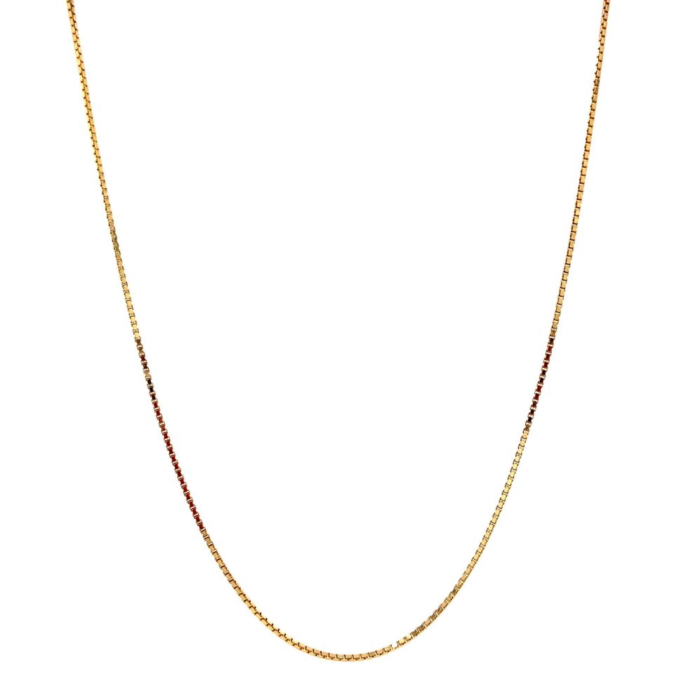 Vintage 14K Gold Venetian Long Necklace