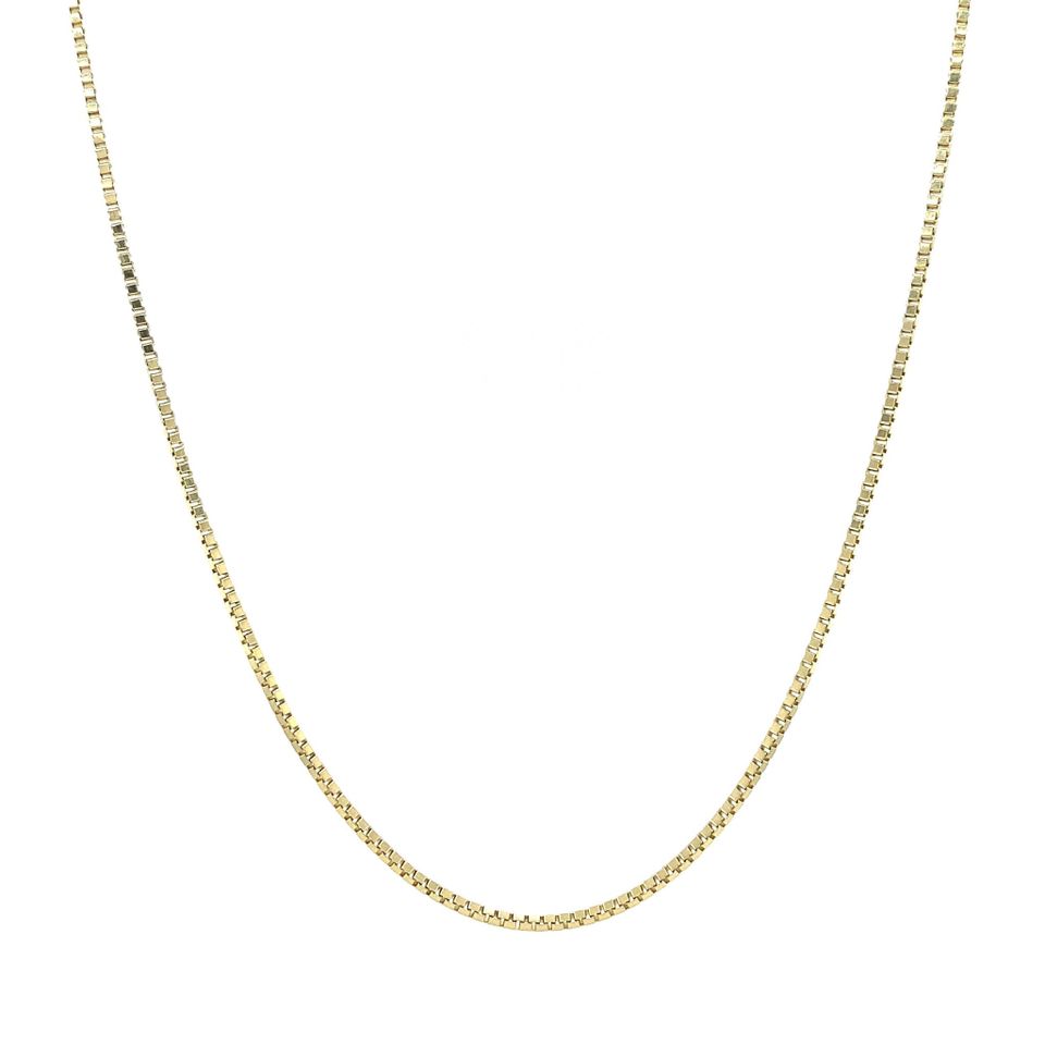 Vintage 14K Gold Long Necklace Venetian 45 cm