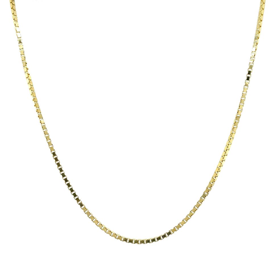Vintage 14K Gold Long Necklace Venetian 40 cm