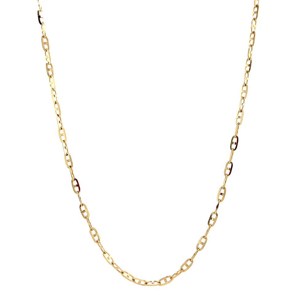 Vintage 14K Gold Fancy Long Necklace