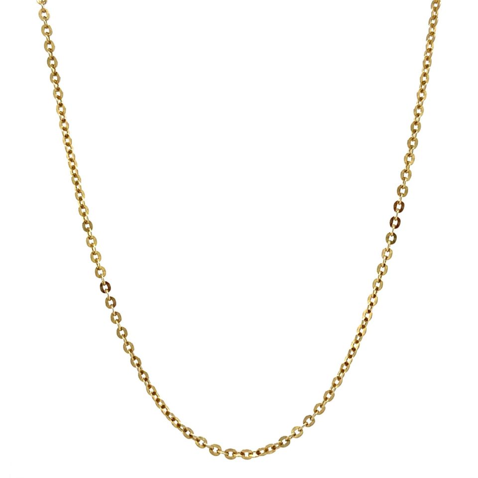 Vintage 14K Gold Anchor Necklace