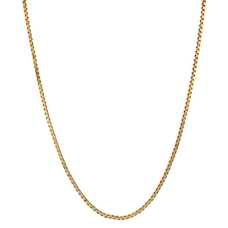 Vintage 14K Gold Venetian Long Necklace
