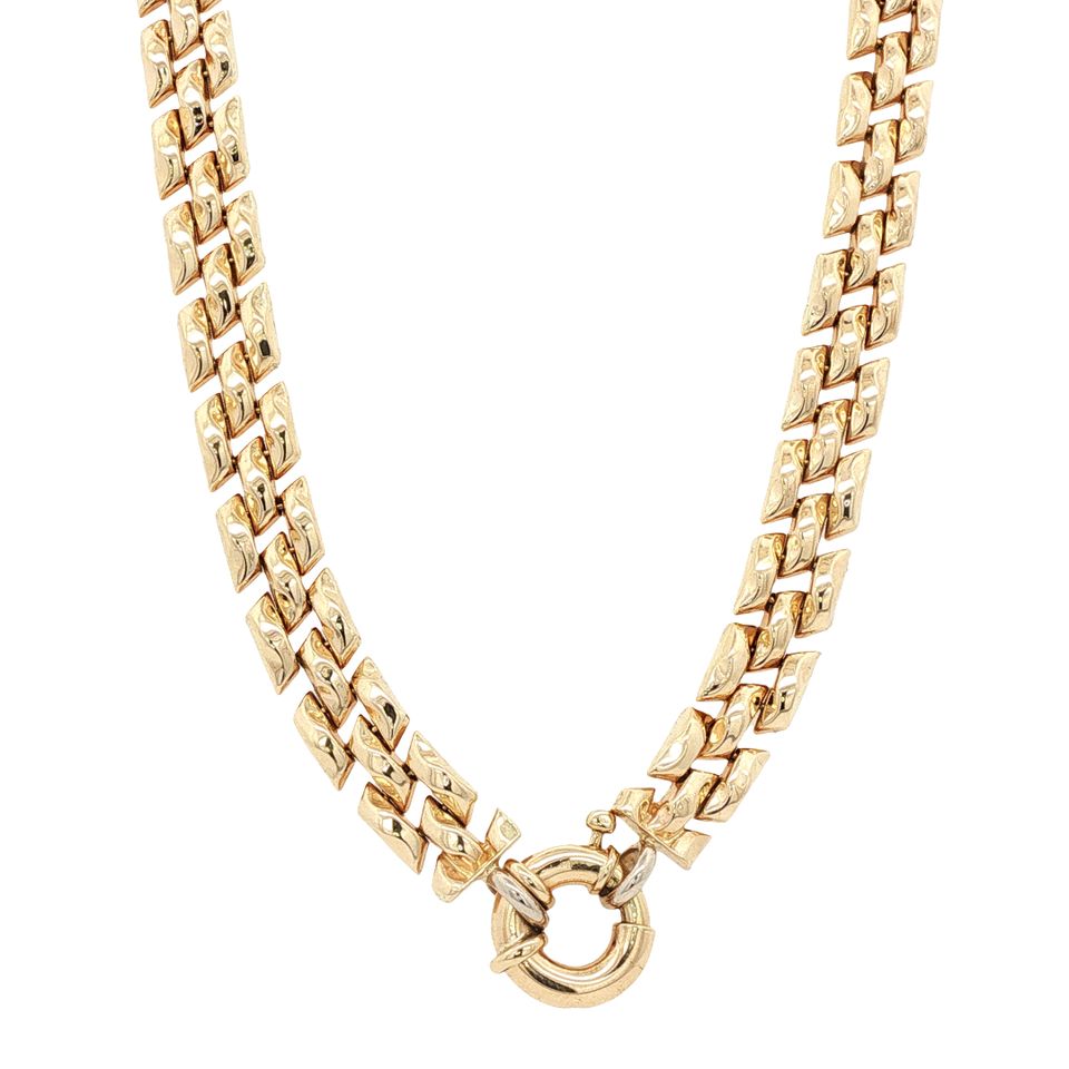 Vintage 14K Gold Fancy Necklace