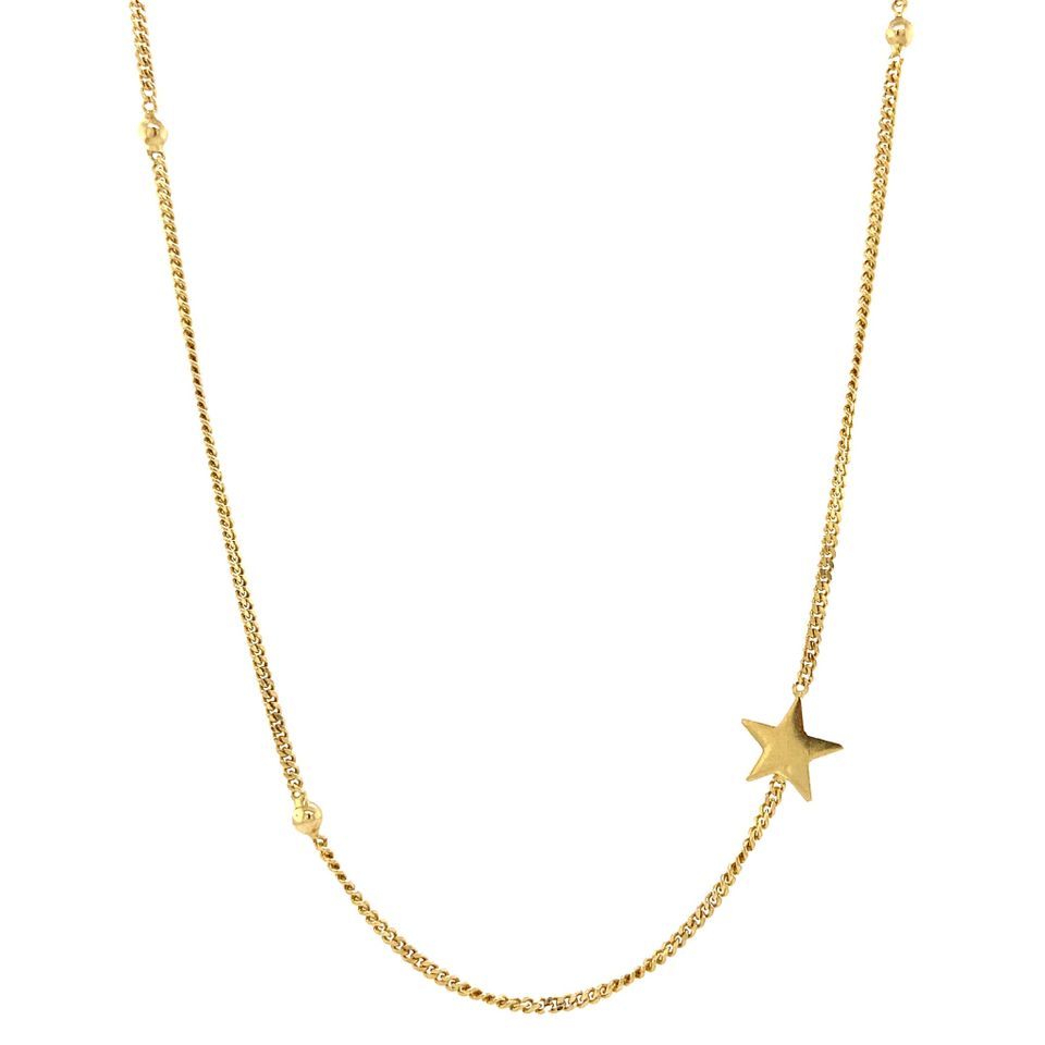 Vintage 14K Gold Necklace Fancy 79.5 cm